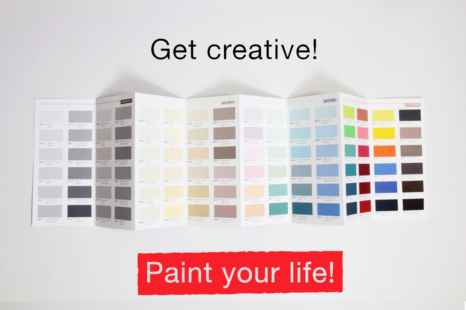 Get Creative! Paint your Life! Νέο χρωματολόγιο από την ER-LAC!