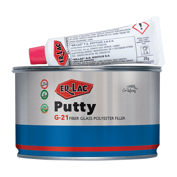 G-21 POLYESTER PUTTY WITH FIBRE GLASS
