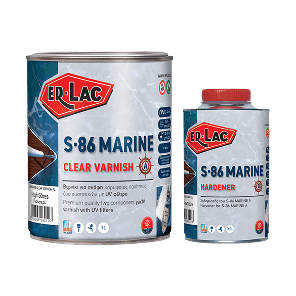 S-86 MARINE CLEAR VARNISH